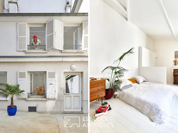 Duplex « comme une maison » aux volumes aériens - Télégraphe