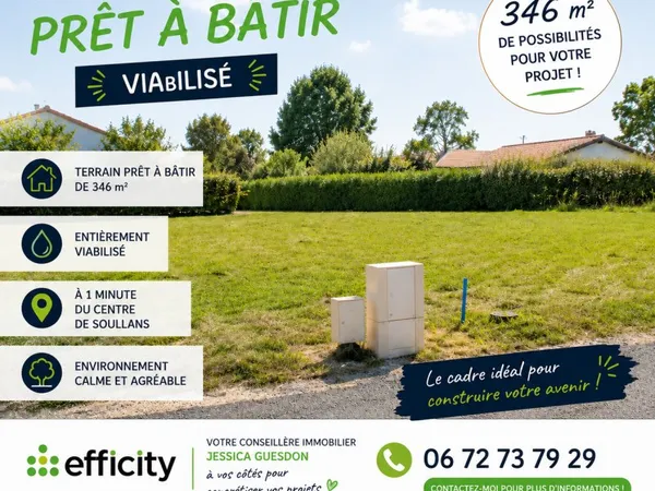 Terrain 346 m²