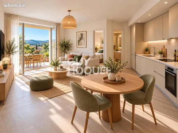 Appartement 2 pièces 39 m²