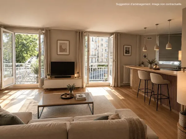 Appartement 2 pièces 50 m²