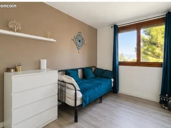 🏡 chambre meublée avec tv — colocation t3 — résidence marseille — 650 cc