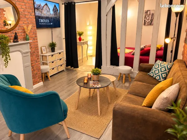 Appartement 2 chambres au coeur de Troyes - Jardin privatif - Idéal investissement