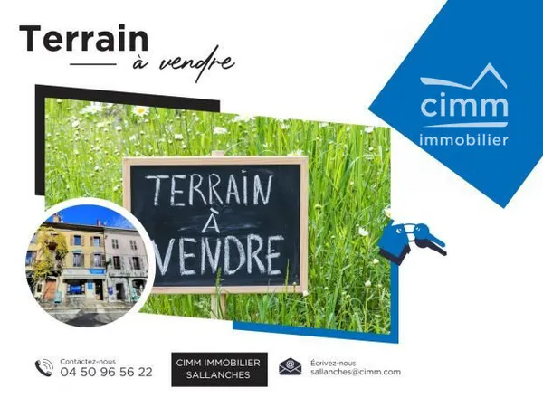 TERRAIN CONSTRUCTIBLE A VENDRE - DOMANCY (74700)