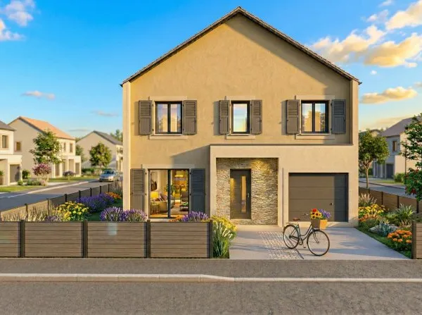 Terrain + maison 91 m²