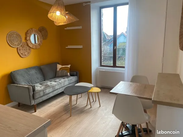 F2 meublé - 23 m²