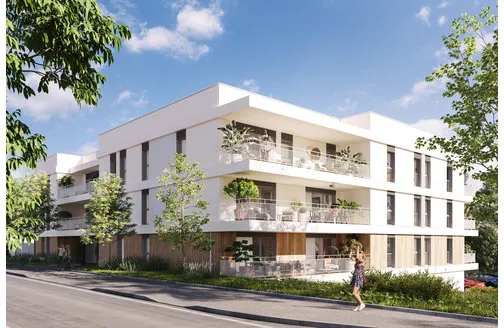 4 pièces de 91,31 m² avec balcon aux portes de Geneve