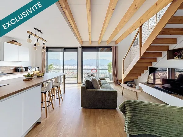 Ajaccio, appartement contemporain avec vue mer