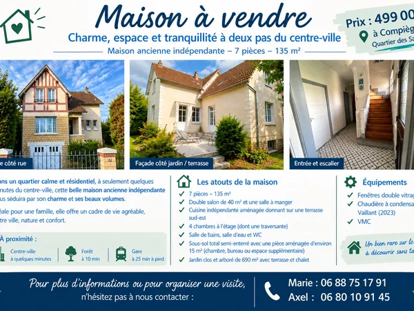 Vends maison