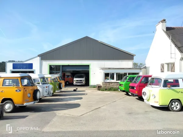 A VENDRE société location van vintage, combi sur Belle Ile en Mer