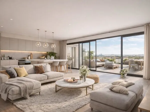 RARE AUX DOCKS DE SAINT-OUEN - SUPERBE 4 PIÈCES NEUF AVEC GRAND BALCON !