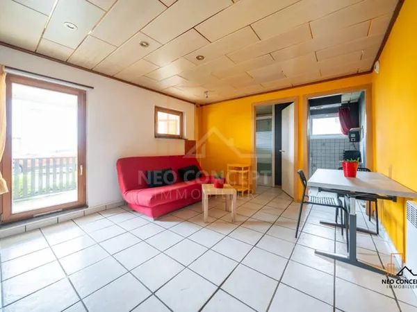 * LOCATION * F1 avec terrasse de 20 m² à Drusenheim !