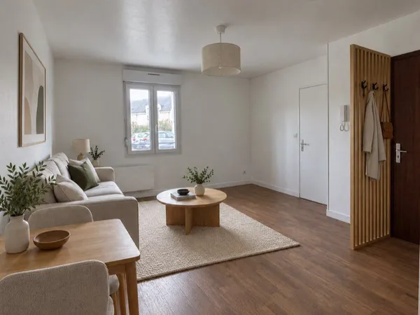 Studio meublé 26 m² avec stationnement - proche gare, au calme