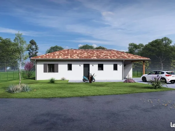 Projet de construction d'une maison 84 m² avec terrain à BUANES (40)