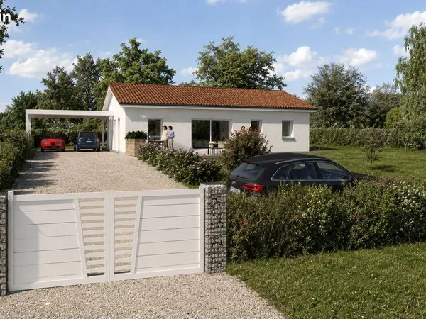 Projet de construction d'une maison 95 m² avec terrain à SONNAY (38)