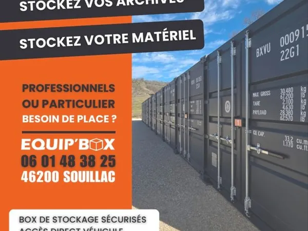 Box de stockage / garde meuble / garage