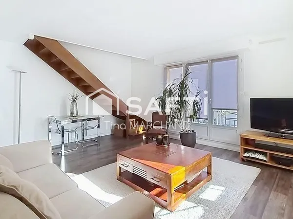 Charmant Duplex T3 avec Balcon, 8 m Gare à pied Cave & 2 Parkings - Sartrouville (78500)