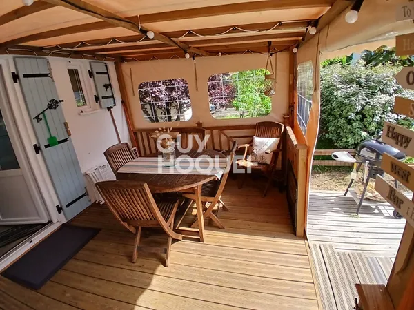 TERRAIN DE LOISIRS 202 m2 avec CHALET ossature bois 3P, 2ch, ST PIERRE OLERON