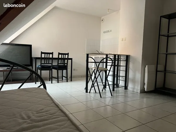 Charmant studio meublé de 31 m² en centre-ville