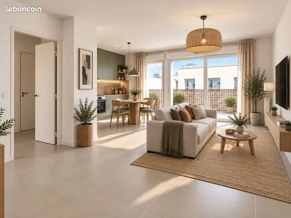Appartement T4 - dernier étage avec terrasse