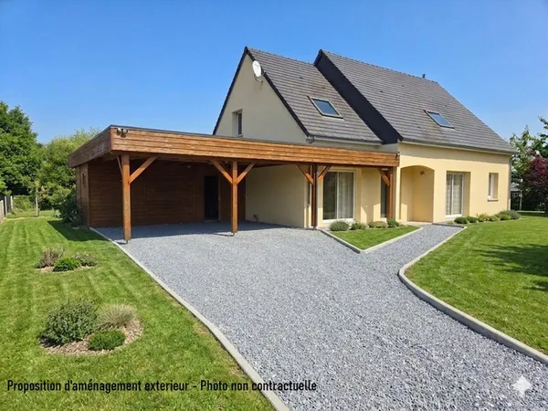 Le confort d'une grande maison familiale au calme de la campagne, avec toutes les commodités à proxi