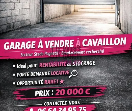 Parking/box 16 m² Cavaillon