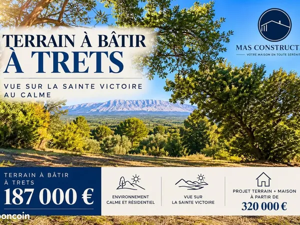 Terrain 320 m² Trets