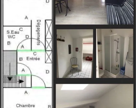 Appartement Location Ax-les-Thermes 2p 38m² 485€