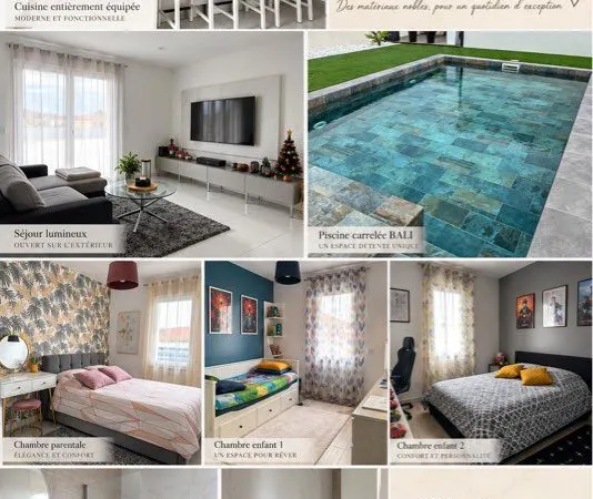 Maison +piscine+dépendance