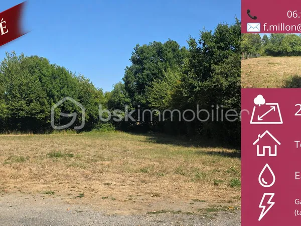 Terrain 2000 m²