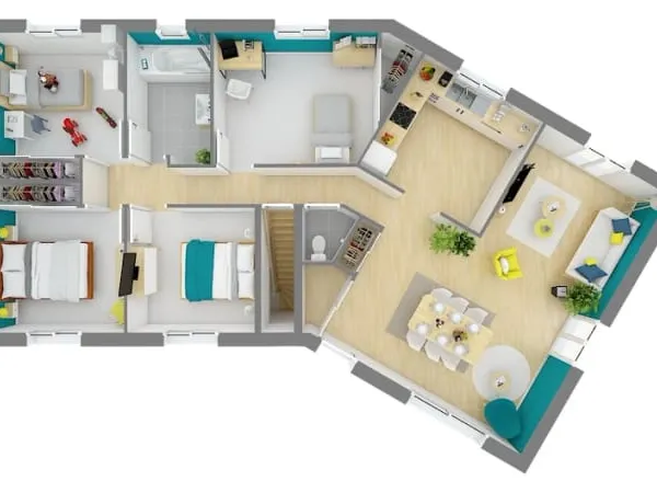 Maison neuve 5 pièces 113 m²