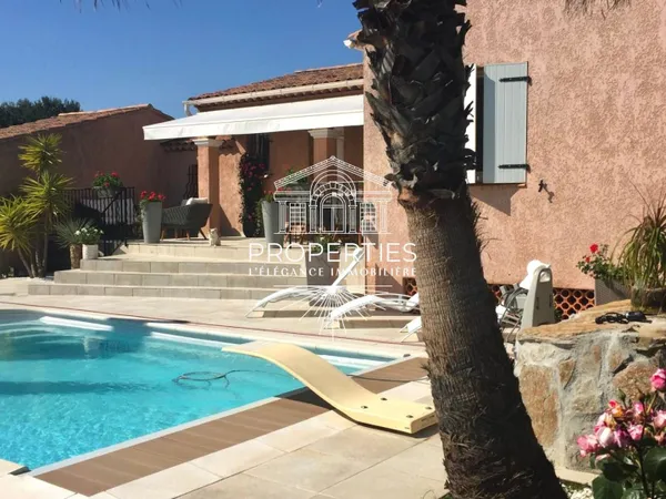 BORMES - MAISON DE PLAIN PIED - 4 PIECES - 3 CHAMBRES - PISCINE - GARAGE