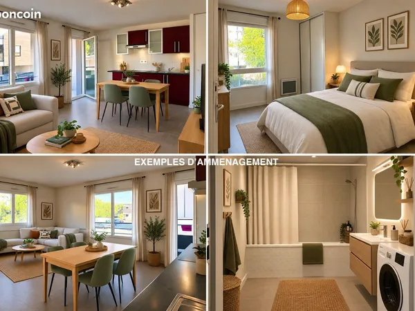 Grand T2 de 48m2 + balcon + parking - Tout à pieds (gare et commerces) - Thouaré sur Loire centre