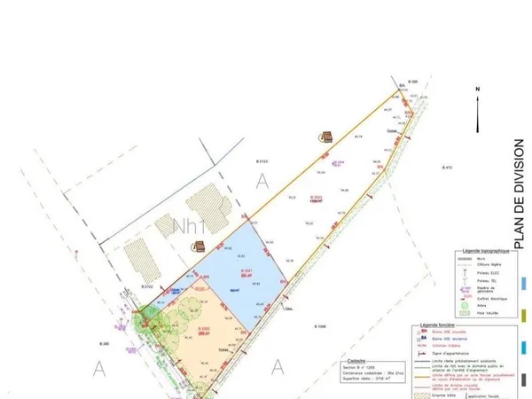 Terrain à bâtir 991 m² - Grosbreuil / Les Luctières