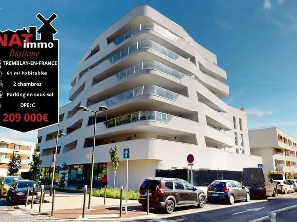 Appartement 3 pièces 61 m²