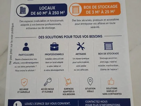 Locaux à louer