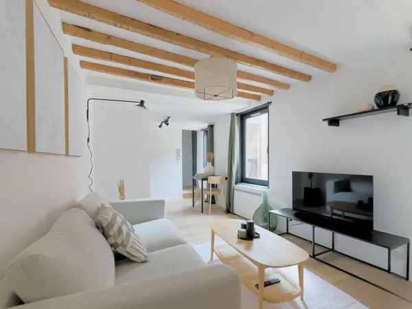 Appartement T1 avec pièce de vie lumineuse