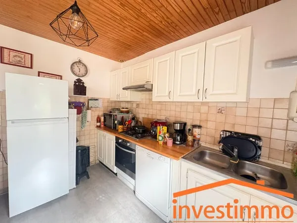Maison mitoyenne 88m2 - 3 chambres - jardin - terrasse - garage - Outreau