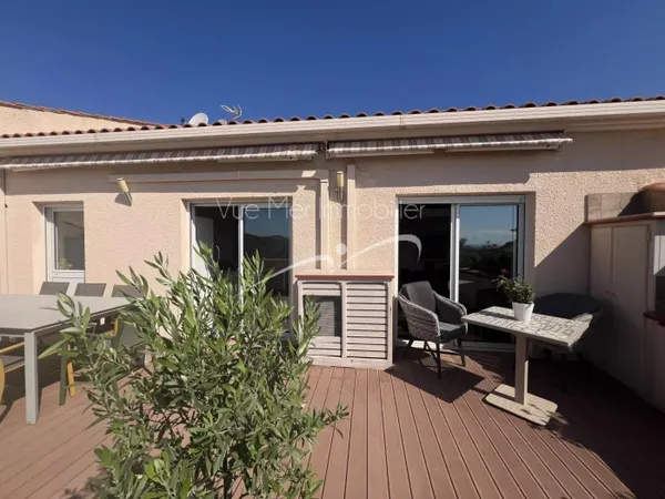 Superbe duplex avec terrasse, vue mer, parking et garage - Le Pi