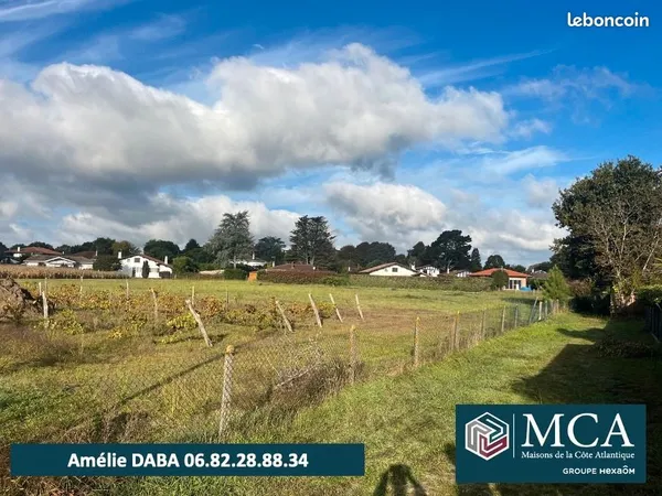 Terrain 410 m² Seignosse