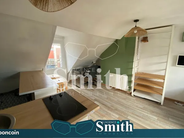 Studio 1 pièce 19 m²