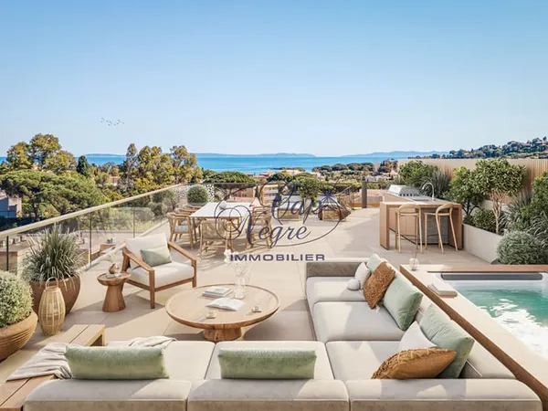 Appartement d'exception avec rooftop et magnifique vue mer - Le Lavandou