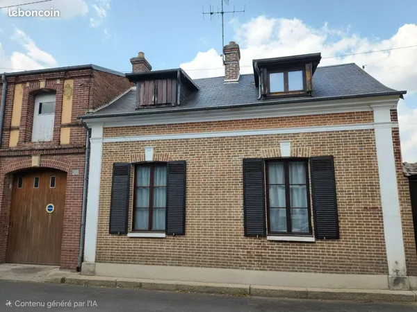 Maison de caractère de 69 m² en centre ville d'Evreux