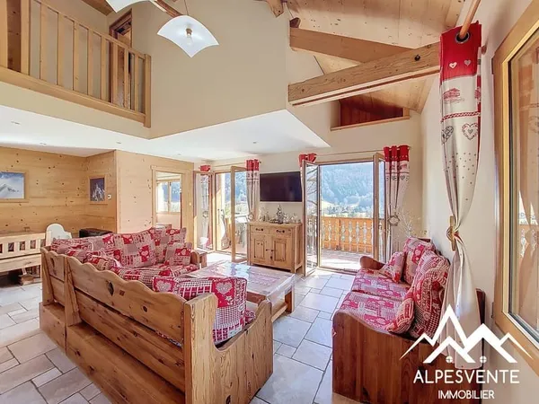 A louer chalet avec 2 appartements à Bellevaux