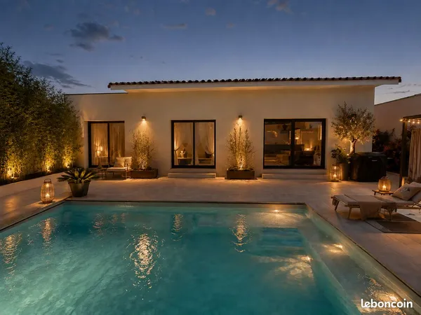Villa de plain-pied 115 m² avec piscine - Vendargues