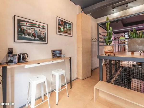 Location local commercial ou bureaux type atelier, loft, galerie Bordeaux centre historique