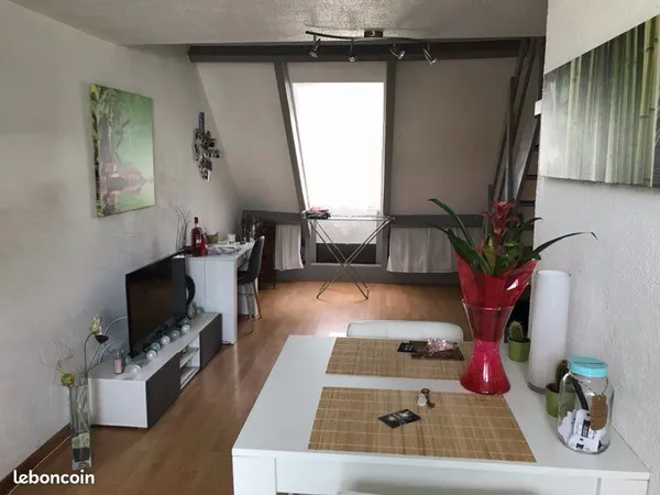 Charmant F2 duplex meublé