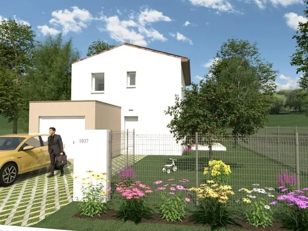 JONQUIERES: MAISON à vendre- 84 m² - 3 chambres - Sur terrain de 270 m²
