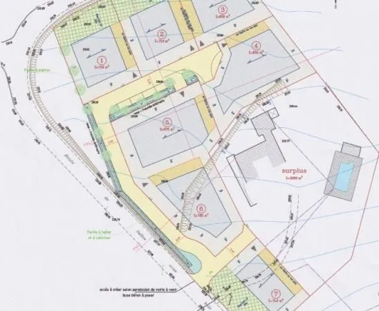 Terrain 740 m² Grignan