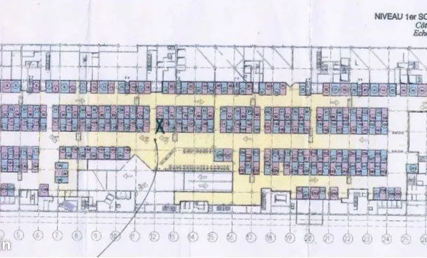 Place de parking 12m2 niveau moins 1 sécurisée