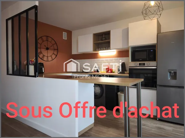 Joli F2 rénové exposé plein sud avec loggia !